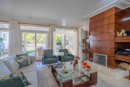 Sala de casa de condomínio à venda com 4 quartos, 600m² em Sítios de Recreio Gramado, Campinas