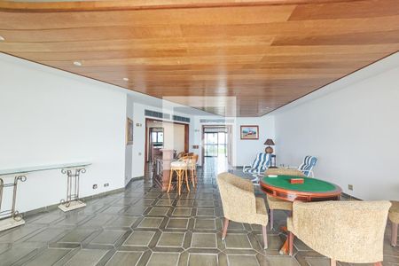 Sala de apartamento para alugar com 4 quartos, 355m² em Jardim Asturias, Guarujá