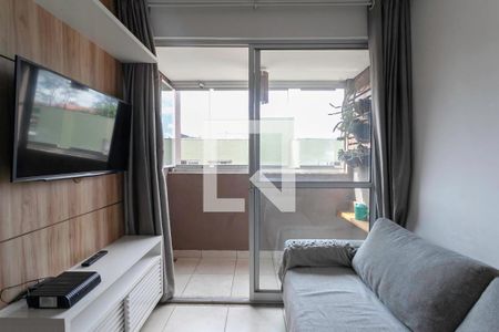 Varanda da sala de apartamento para alugar com 2 quartos, 50m² em Santa Branca, Belo Horizonte