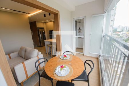 Varanda da Sala de apartamento para alugar com 2 quartos, 72m² em Esplanada Independência, Taubaté