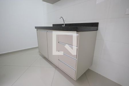 Cozinha de apartamento para alugar com 2 quartos, 40m² em Vila Scarpelli, Santo André