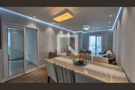 Sala de apartamento para alugar com 3 quartos, 91m² em Campestre, Santo André