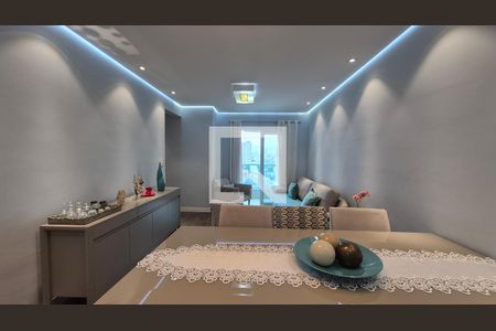 Sala de apartamento para alugar com 3 quartos, 91m² em Campestre, Santo André