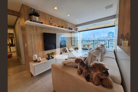 Sala de apartamento para alugar com 2 quartos, 94m² em Vila Cordeiro, São Paulo