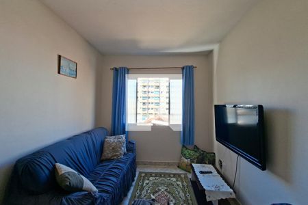 Sala de apartamento para alugar com 1 quarto, 46m² em Aviação, Praia Grande