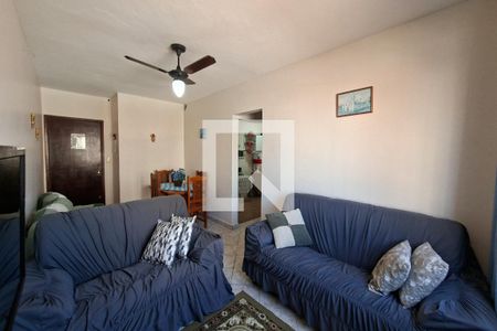 Sala de apartamento para alugar com 1 quarto, 46m² em Aviação, Praia Grande