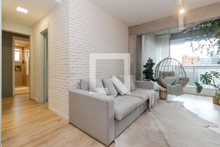 Sala de apartamento para alugar com 3 quartos, 74m² em Chácara Santo Antônio, São Paulo