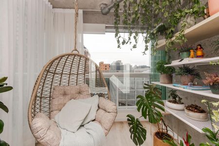 Varanda de apartamento para alugar com 3 quartos, 74m² em Chácara Santo Antônio, São Paulo