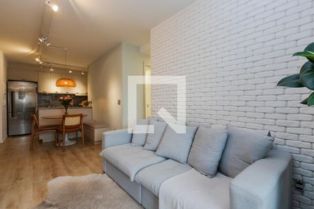 Sala de apartamento para alugar com 3 quartos, 74m² em Chácara Santo Antônio, São Paulo