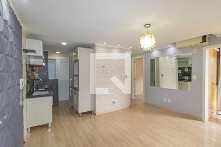 Sala/Cozinha de apartamento à venda com 2 quartos, 53m² em Igara, Canoas