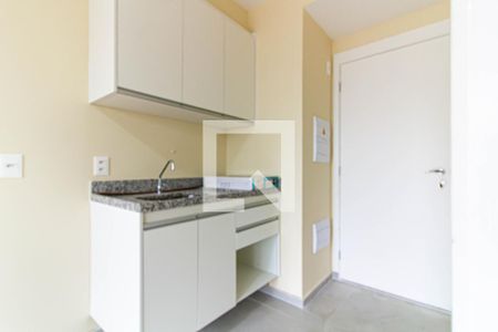 Sala/Cozinha de apartamento para alugar com 1 quarto, 32m² em Pompeia, São Paulo