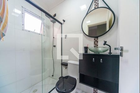 Banheiro Social de casa de condomínio para alugar com 2 quartos, 90m² em Vila Floresta, Santo André