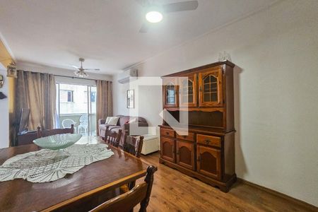 Sala de apartamento para alugar com 2 quartos, 76m² em Jardim Tres Marias, Guarujá