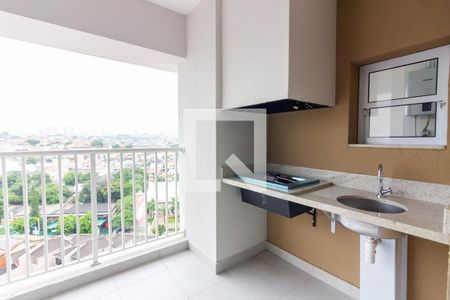 Varanda gourmet de apartamento para alugar com 2 quartos, 50m² em Vila Osasco, Osasco
