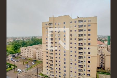 Vista da Sala/Cozinha de apartamento para alugar com 2 quartos, 40m² em Fátima, Canoas