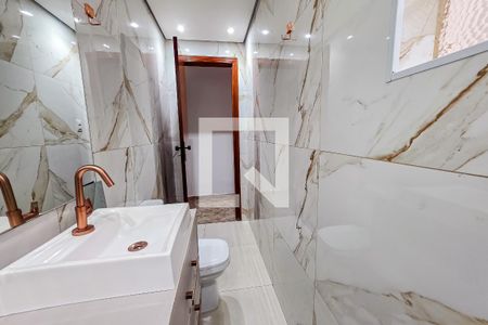 Banheiro de casa à venda com 3 quartos, 125m² em Vila Alto de Santo Andre, Santo André