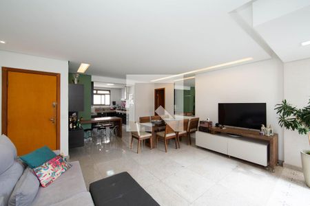 SALA de apartamento para alugar com 3 quartos, 115m² em Buritis, Belo Horizonte