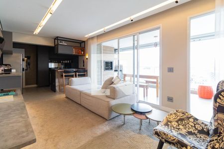 Sala de apartamento para alugar com 2 quartos, 96m² em Vila Anastácio, São Paulo