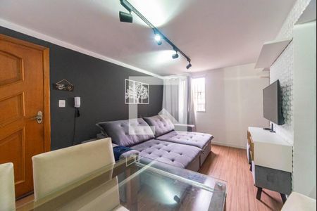 Sala de apartamento para alugar com 2 quartos, 55m² em Jardim Alvorada, Santo André