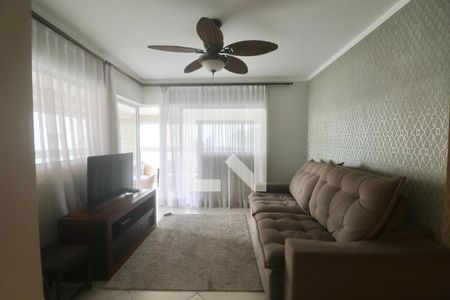 Sala de apartamento para alugar com 4 quartos, 148m² em Jardim Asturias, Guarujá