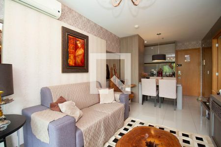 Sala de apartamento para alugar com 1 quarto, 52m² em Trecho 2, Brasília