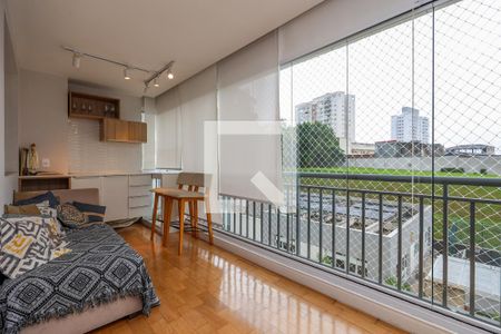 Varanda da Sala de apartamento para alugar com 3 quartos, 87m² em Jardim Caboré, São Paulo