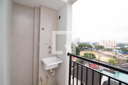 Varanda da Sala de apartamento para alugar com 2 quartos, 47m² em Vila Augusta, Guarulhos