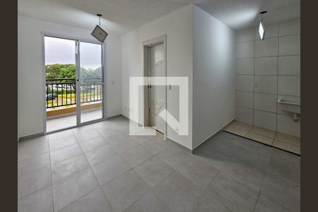 Sala/Cozinha/Area de serviço de apartamento para alugar com 2 quartos, 40m² em Santa Maria, Santo André