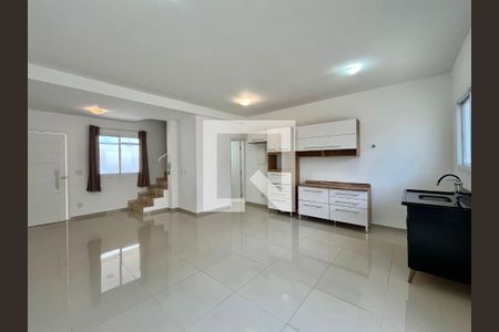 Sala/Cozinha de casa de condomínio para alugar com 3 quartos, 120m² em Chácara Primavera, Campinas