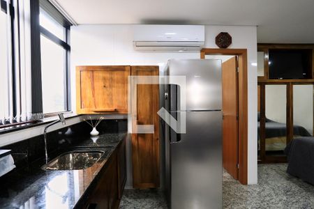 Cozinha e Área de Serviço de kitnet/studio para alugar com 1 quarto, 37m² em Centro, Belo Horizonte
