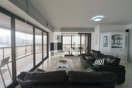 Sala de apartamento para alugar com 4 quartos, 200m² em Vila Luis Antonio, Guarujá