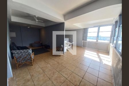 Sala de apartamento para alugar com 1 quarto, 140m² em Boa Vista, São Vicente