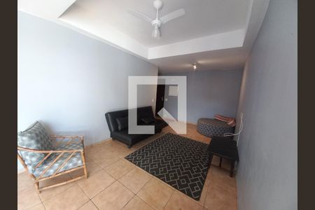 Sala de apartamento para alugar com 1 quarto, 140m² em Boa Vista, São Vicente