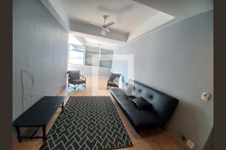 Sala de apartamento para alugar com 1 quarto, 140m² em Boa Vista, São Vicente