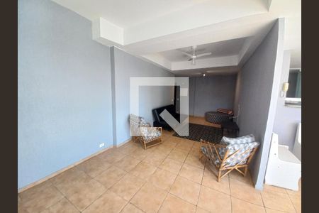Sala de apartamento para alugar com 1 quarto, 140m² em Boa Vista, São Vicente