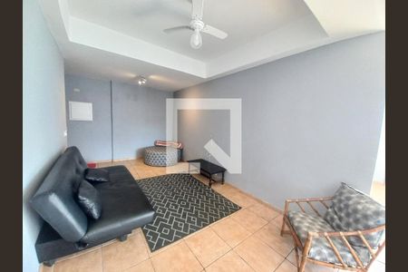 Sala de apartamento para alugar com 1 quarto, 140m² em Boa Vista, São Vicente