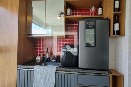 Varanda da sala de apartamento para alugar com 2 quartos, 67m² em Vila Caiçara, Praia Grande