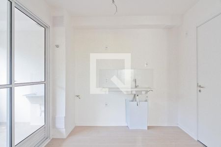 Sala e cozinha de apartamento para alugar com 2 quartos, 35m² em Vila Jaguara, São Paulo