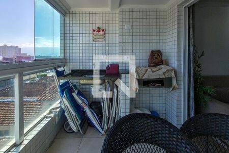 Sacada da Sala de apartamento para alugar com 2 quartos, 70m² em Vila Assuncao, Praia Grande