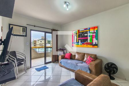 Sala de apartamento para alugar com 2 quartos, 100m² em C Forte, Praia Grande