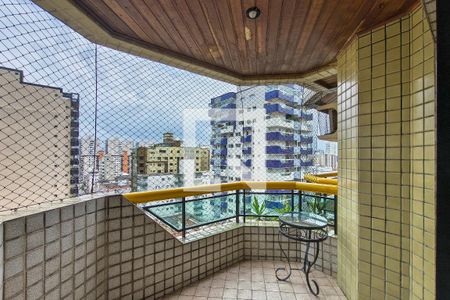 Sacada de apartamento para alugar com 2 quartos, 100m² em C Forte, Praia Grande