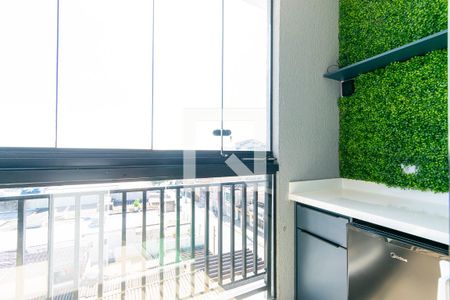 Varanda da Sala de apartamento para alugar com 2 quartos, 43m² em Jardim Marília, São Paulo