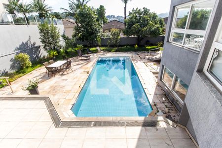 Vista da Sala de casa de condomínio para alugar com 4 quartos, 600m² em Alphaville Residencial Zero, Barueri