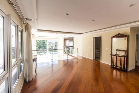 Sala de casa de condomínio para alugar com 4 quartos, 600m² em Alphaville Residencial Zero, Barueri