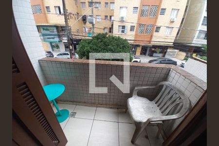 Varanda da Sala de apartamento para alugar com 2 quartos, 87m² em Centro, São Vicente