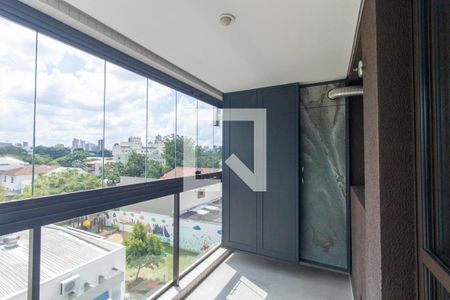 Varanda gourmet de apartamento para alugar com 1 quarto, 49m² em Rebouças, Curitiba