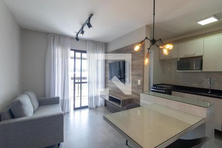 Sala de apartamento para alugar com 1 quarto, 49m² em Rebouças, Curitiba