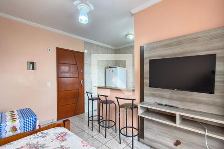 Sala de apartamento para alugar com 1 quarto, 30m² em Cidade Ocian, Praia Grande