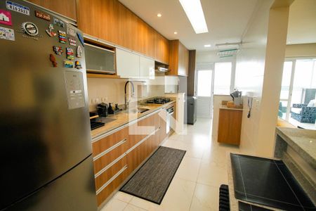 Cozinha de apartamento para alugar com 3 quartos, 131m² em Vila Tupi, Praia Grande