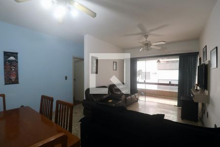 Sala de apartamento para alugar com 2 quartos, 80m² em Balneario Cidade Atlantica, Guarujá